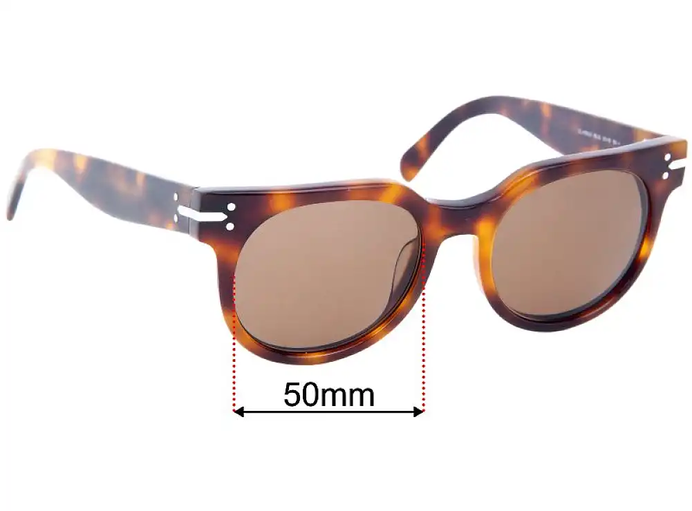 Sunglass Fix Replacement Lenses for Celine CL 41080/S - 50mm Wide Sunglass Fix Replacement Lenses for Celine CL 41080/S - 50mm Wide