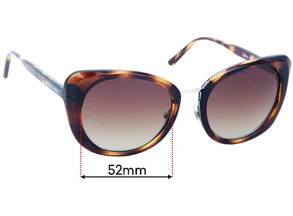 Sunglass Fix Replacement Lenses for Michael Kors MK2062 Lisbon - 52mm Wide Sunglass Fix Replacement Lenses for Michael Kors MK2062 Lisbon - 52mm Wide