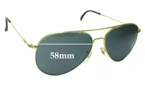 Sunglass Fix Replacement Lenses for American Optical General - 58mm Wide Sunglass Fix Replacement Lenses for American Optical General - 58mm Wide