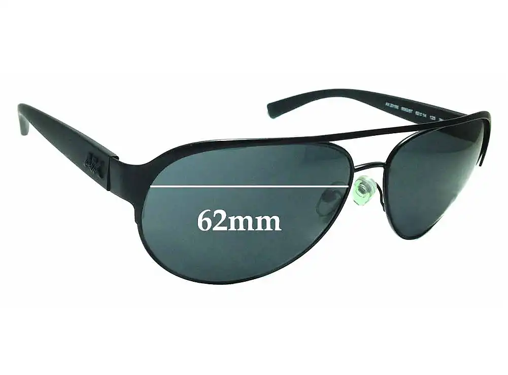 Sunglass Fix Replacement Lenses for Armani Exchange AX 2015/S - 62mm Wide Sunglass Fix Replacement Lenses for Armani Exchange AX 2015/S - 62mm Wide