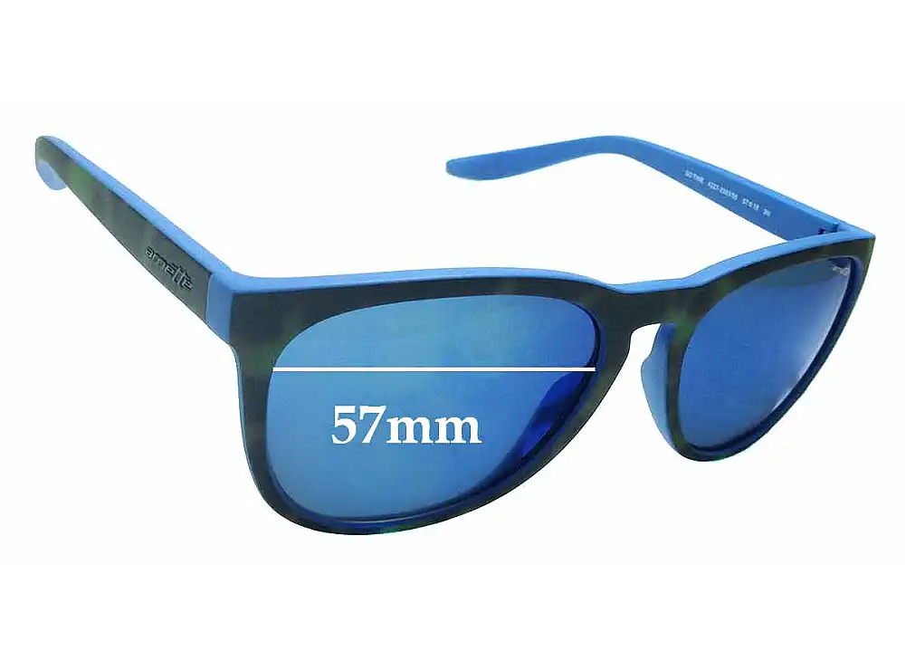 Sunglass Fix Replacement Lenses for Arnette Go Time AN4227 - 57mm Wide Sunglass Fix Replacement Lenses for Arnette Go Time AN4227 - 57mm Wide