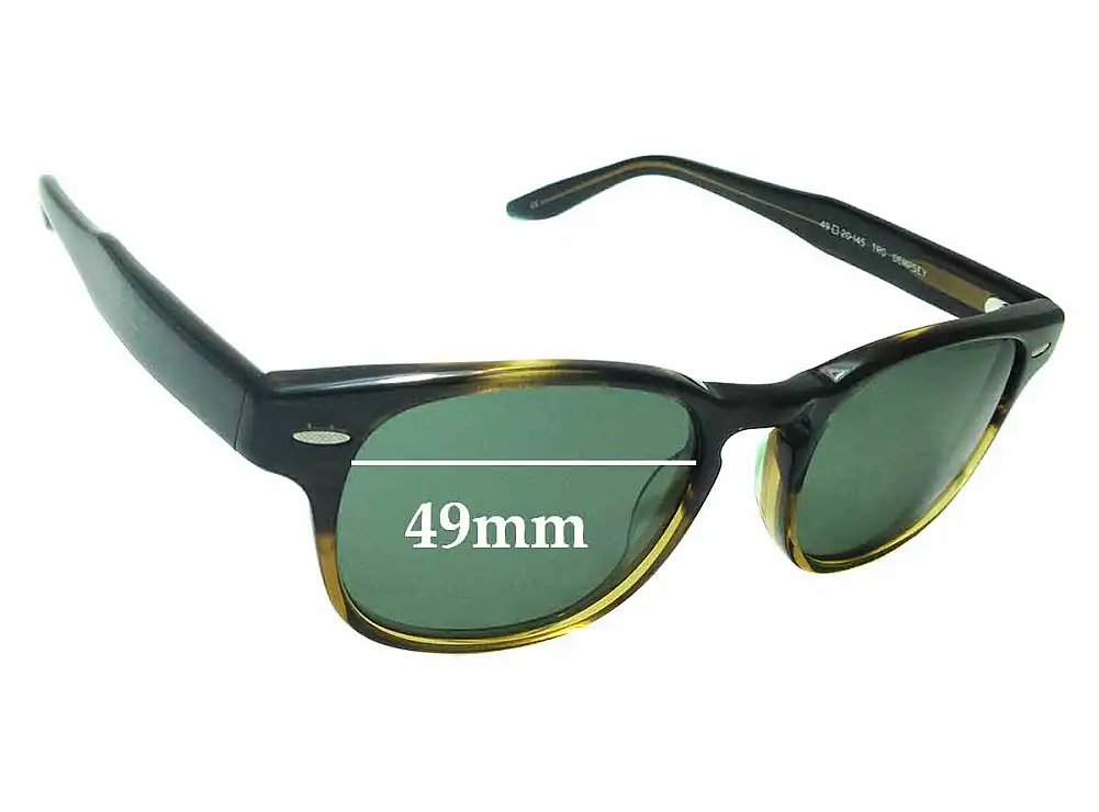 Sunglass Fix Replacement Lenses for Barton Perreira Dempsey - 49mm Wide Sunglass Fix Replacement Lenses for Barton Perreira Dempsey - 49mm Wide