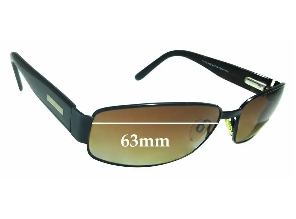 Sunglass Fix Replacement Lenses for Bill Bass Duce - 63mm Wide Sunglass Fix Replacement Lenses for Bill Bass Duce - 63mm Wide