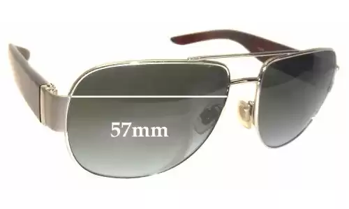 Sunglass Fix Replacement Lenses for Burberry B 3042 - 57mm Wide Sunglass Fix Replacement Lenses for Burberry B 3042 - 57mm Wide