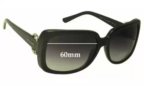 Sunglass Fix Replacement Lenses for Bvlgari 8076 - 60mm Wide Sunglass Fix Replacement Lenses for Bvlgari 8076 - 60mm Wide