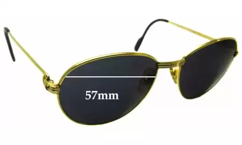 Sunglass Fix Replacement Lenses for Cartier 1988 - 57mm Wide Sunglass Fix Replacement Lenses for Cartier 1988 - 57mm Wide