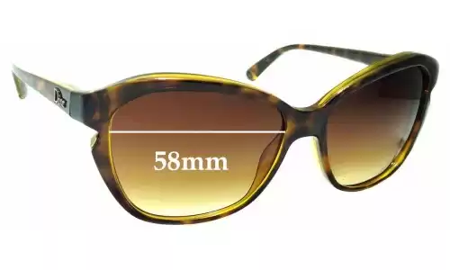 Sunglass Fix Replacement Lenses for Christian Dior Simply - 58mm Wide Sunglass Fix Replacement Lenses for Christian Dior Simply - 58mm Wide