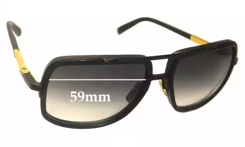 Sunglass Fix Replacement Lenses for Dita Mach One - 59mm Wide Sunglass Fix Replacement Lenses for Dita Mach One - 59mm Wide
