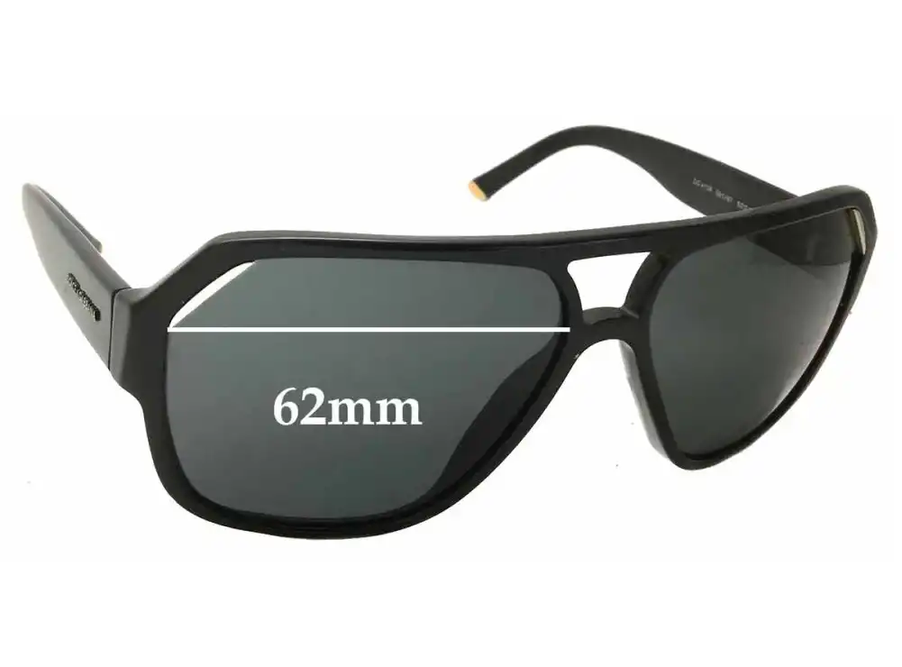 Sunglass Fix Replacement Lenses for Dolce & Gabbana DG4138 - 62mm Wide Sunglass Fix Replacement Lenses for Dolce & Gabbana DG4138 - 62mm Wide