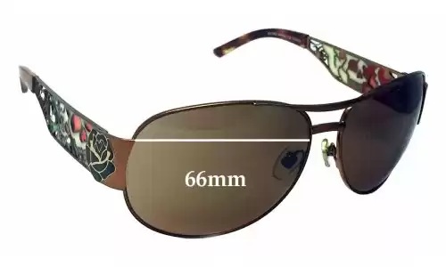 Sunglass Fix Replacement Lenses for Ed Hardy EHT 902 - 66mm Wide Sunglass Fix Replacement Lenses for Ed Hardy EHT 902 - 66mm Wide