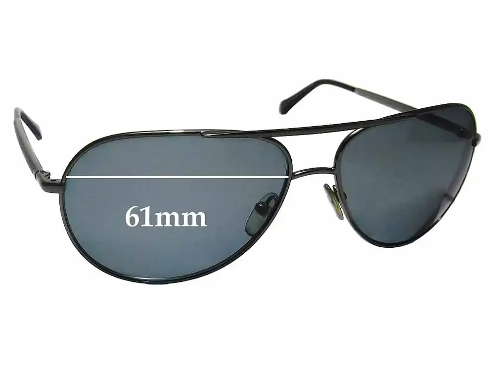 Sunglass Fix Replacement Lenses for Ermenegildo Zegna SZ 3175 - 61mm Wide Sunglass Fix Replacement Lenses for Ermenegildo Zegna SZ 3175 - 61mm Wide