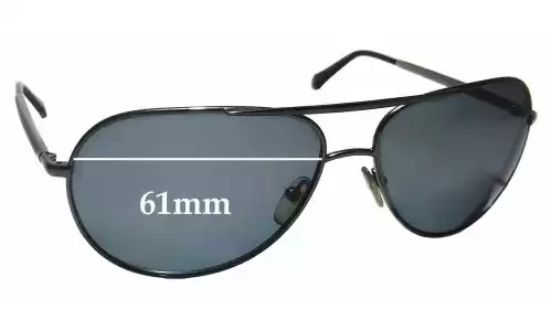 Sunglass Fix Replacement Lenses for Ermenegildo Zegna SZ 3175 - 61mm Wide Sunglass Fix Replacement Lenses for Ermenegildo Zegna SZ 3175 - 61mm Wide