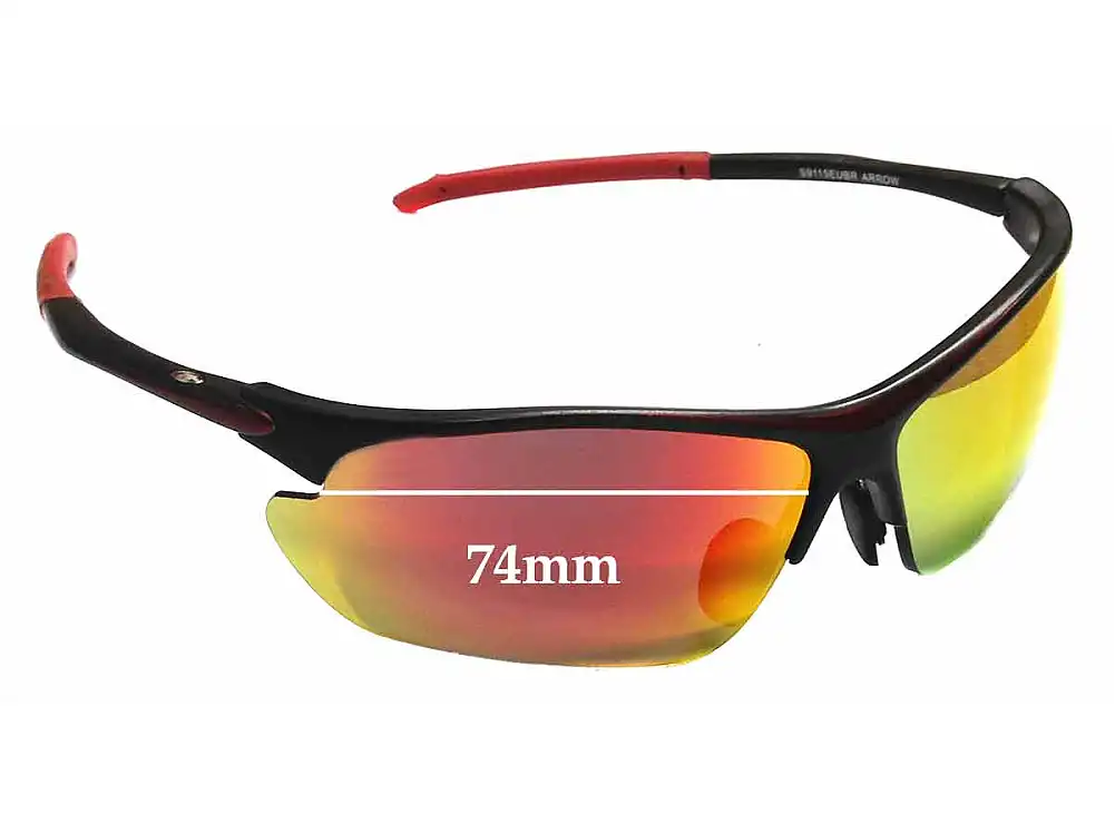 Sunglass Fix Replacement Lenses for Euro Arrow - 74mm Wide Sunglass Fix Replacement Lenses for Euro Arrow - 74mm Wide