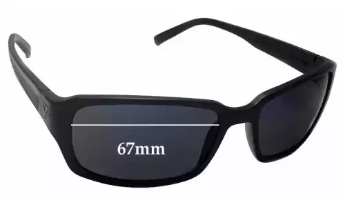 Sunglass Fix Replacement Lenses for Fatheadz Jaxon FH-V124 - 67mm Wide Fatheadz Jaxon FH-V124 Replacement Lenses 67mm wide
