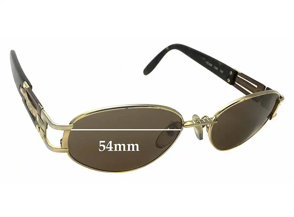 Sunglass Fix Replacement Lenses for Fendi FS 209 - 54mm Wide Sunglass Fix Replacement Lenses for Fendi FS 209 - 54mm Wide