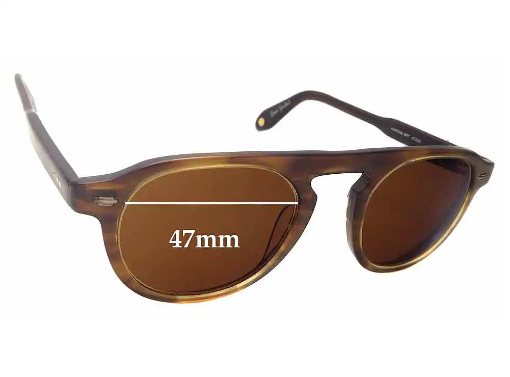 Sunglass Fix Replacement Lenses for Garrett Leight Harding BRT - 47mm Wide Sunglass Fix Replacement Lenses for Garrett Leight Harding BRT - 47mm Wide