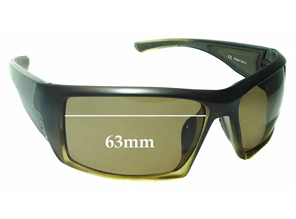 Sunglass Fix Replacement Lenses for Gill Edge - 63mm Wide Sunglass Fix Replacement Lenses for Gill Edge - 63mm Wide