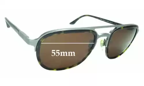 Sunglass Fix Replacement Lenses for Giorgio Armani AR 6027 - 55mm Wide Sunglass Fix Replacement Lenses for Giorgio Armani AR 6027 - 55mm Wide