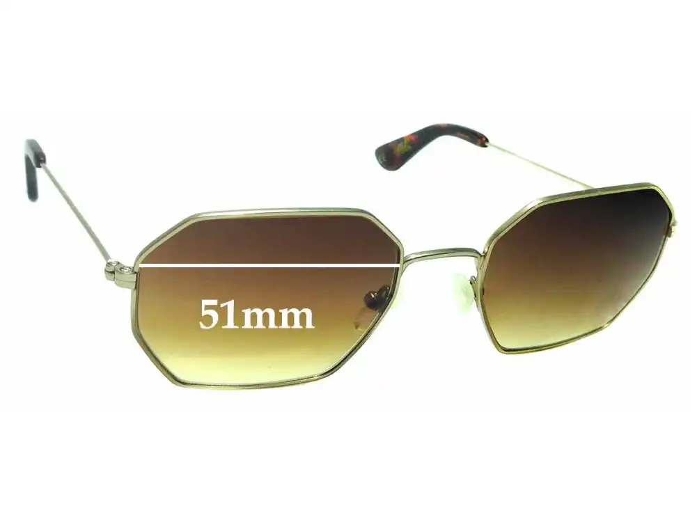 Sunglass Fix Replacement Lenses for Graz Stray l b 042-2 - 51mm Wide Sunglass Fix Replacement Lenses for Graz Stray l b 042-2 - 51mm Wide