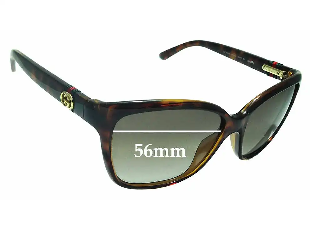 Sunglass Fix Replacement Lenses for Gucci GG3645/S - 56mm Wide Sunglass Fix Replacement Lenses for Gucci GG3645/S - 56mm Wide