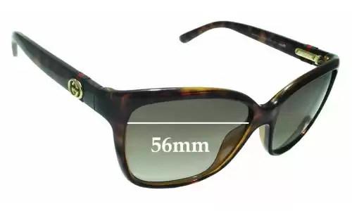 Sunglass Fix Replacement Lenses for Gucci GG3645/S - 56mm Wide Sunglass Fix Replacement Lenses for Gucci GG3645/S - 56mm Wide
