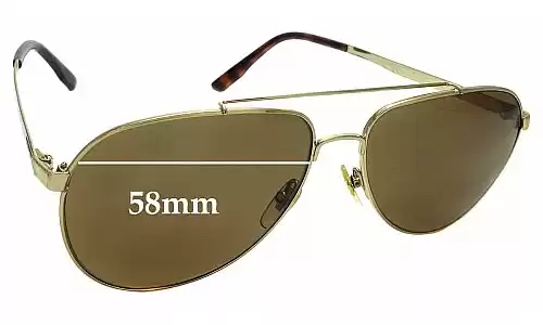 Sunglass Fix Replacement Lenses for Gucci GG1912/S - 58mm Wide Sunglass Fix Replacement Lenses for Gucci GG1912/S - 58mm Wide