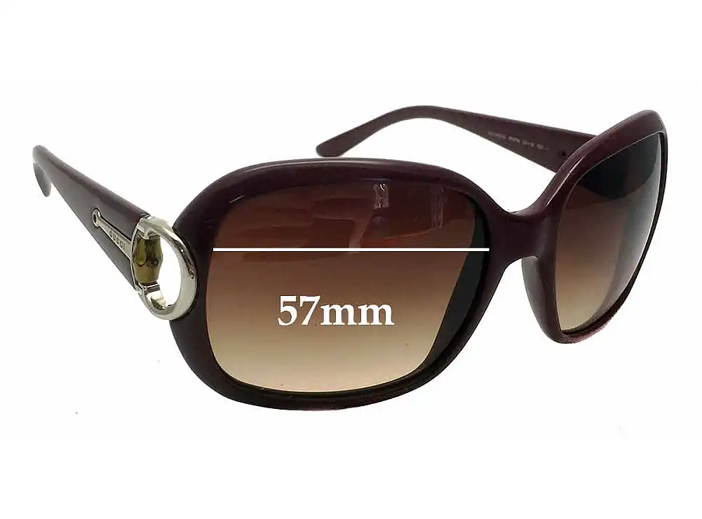 Sunglass Fix Replacement Lenses for Gucci GG3132/S - 57mm Wide Sunglass Fix Replacement Lenses for Gucci GG3132/S - 57mm Wide