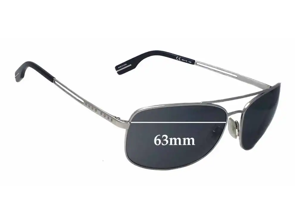 Sunglass Fix Replacement Lenses for Hugo Boss 0004/V/S - 63mm Wide Sunglass Fix Replacement Lenses for Hugo Boss 0004/V/S - 63mm Wide