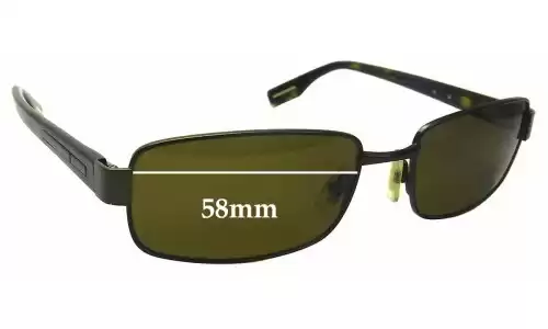Sunglass Fix Replacement Lenses for Hugo Boss 0321/S - 58mm Wide Sunglass Fix Replacement Lenses for Hugo Boss 0321/S - 58mm Wide
