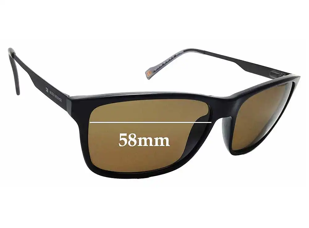 Sunglass Fix Replacement Lenses for Hugo Boss BO Sun Rx 12 - 58mm Wide Sunglass Fix Replacement Lenses for Hugo Boss BO Sun Rx 12 - 58mm Wide