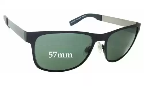 Sunglass Fix Replacement Lenses for Hugo Boss BO Sun Rx 20 - 57mm Wide Sunglass Fix Replacement Lenses for Hugo Boss BO Sun Rx 20 - 57mm Wide