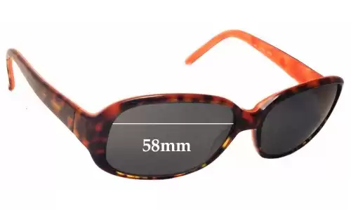 Sunglass Fix Replacement Lenses for Kate Spade Vita/S - 58mm Wide Sunglass Fix Replacement Lenses for Kate Spade Vita/S - 58mm Wide