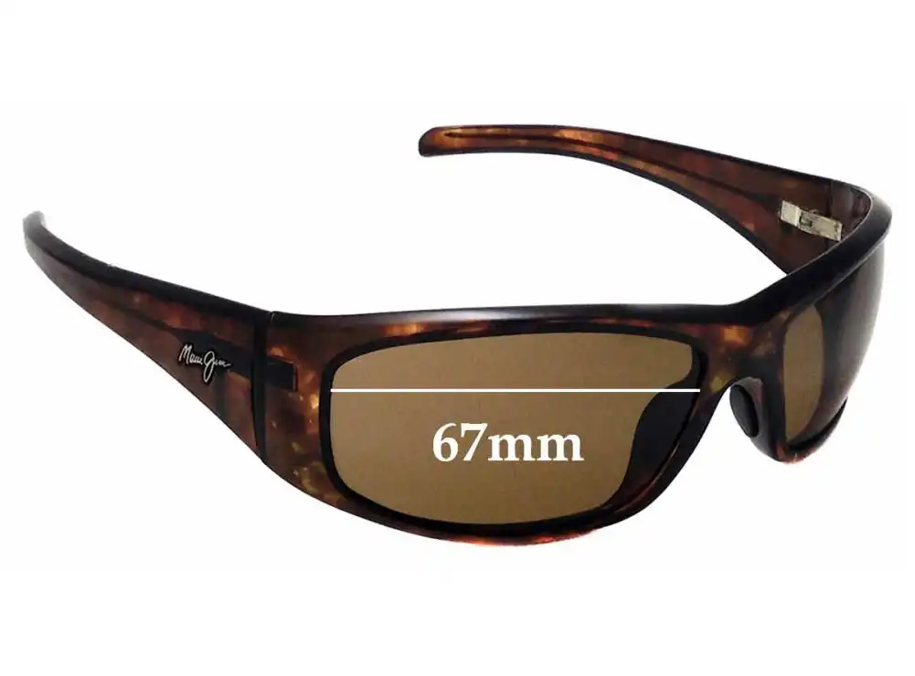 Sunglass Fix Replacement Lenses for Maui Jim MJ259 Dorado - 67mm Wide Sunglass Fix Replacement Lenses for Maui Jim MJ259 Dorado - 67mm Wide