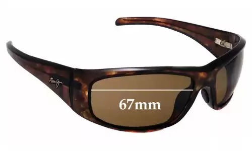 Sunglass Fix Replacement Lenses for Maui Jim MJ259 Dorado - 67mm Wide Sunglass Fix Replacement Lenses for Maui Jim MJ259 Dorado - 67mm Wide