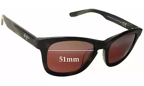 Sunglass Fix Replacement Lenses for Maui Jim MJ713 Kaa Point - 51mm Wide Sunglass Fix Replacement Lenses for Maui Jim MJ713 Kaa Point - 51mm Wide