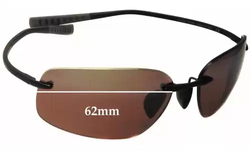 Sunglass Fix Replacement Lenses for Maui Jim MJ742 Kupuna - 62mm Wide Sunglass Fix Replacement Lenses for Maui Jim MJ742 Kupuna - 62mm Wide