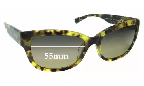 Sunglass Fix Replacement Lenses for Maui Jim MJ768 Plumeria - 55mm Wide Sunglass Fix Replacement Lenses for Maui Jim MJ768 Plumeria - 55mm Wide