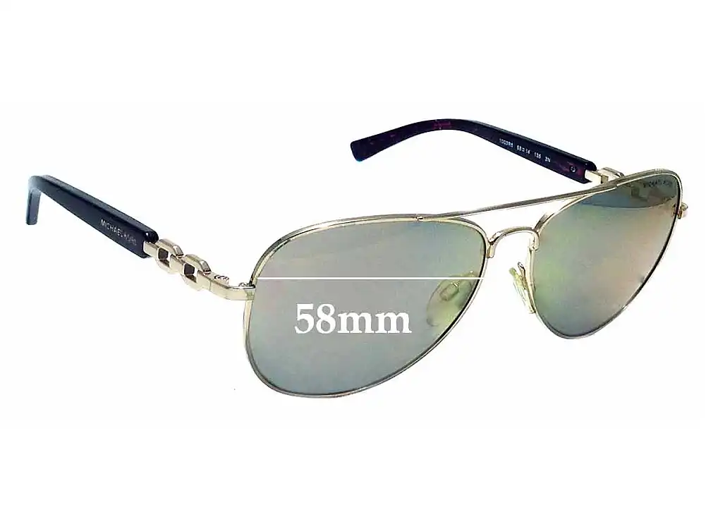Sunglass Fix Replacement Lenses for Michael Kors MK1003R5 Fiji - 58mm Wide Sunglass Fix Replacement Lenses for Michael Kors MK1003R5 Fiji - 58mm Wide