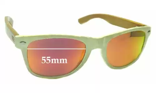 Sunglass Fix Replacement Lenses for Moana Road Plastic Fantastics - 55mm Wide Sunglass Fix Replacement Lenses for Moana Road Plastic Fantastics - 55mm Wide