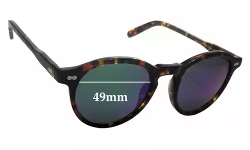 Sunglass Fix Replacement Lenses for Moscot Miltzen - 49mm Wide Moscot Miltzen Replacement Lenses 49mm wide