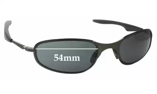 Sunglass Fix Replacement Lenses for Oakley A-Wire 2.0 Thick - 54mm Wide Oakley A-Wire 2.0 Thick Replacement Lenses 54mm wide