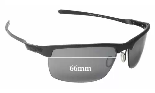 Sunglass Fix Replacement Lenses for Oakley Carbon Blade OO9174 - 66mm Wide Oakley Carbon Blade OO9174 Replacement Lenses 66mm wide
