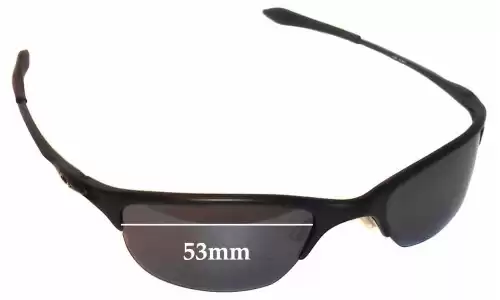 Sunglass Fix Replacement Lenses for Oakley Half Wire Original - 53mm Wide Oakley Half Wire Original Replacement Lenses 53mm wide