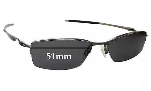 Sunglass Fix Replacement Lenses for Oakley Transistor OX5113 - 51mm Wide Oakley Transistor OX5113 Replacement Lenses 51mm wide