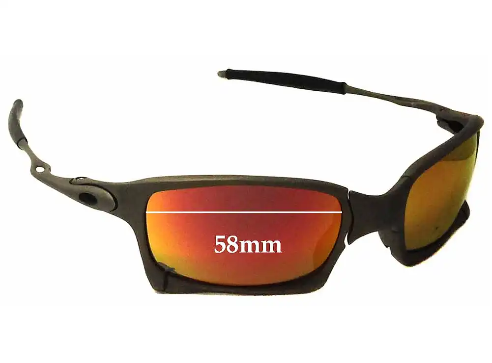 Sunglass Fix Replacement Lenses for Oakley X Metal X-Squared OO6011 - 58mm Wide Sunglass Fix Replacement Lenses for Oakley X Metal X-Squared OO6011 - 58mm Wide