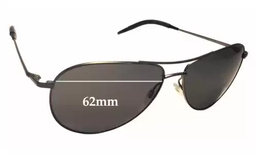 Sunglass Fix Replacement Lenses for Oliver Peoples OV1002-S Benedict - 62mm Wide Oliver Peoples OV1002-S Benedict Replacement Lenses 62mm wide