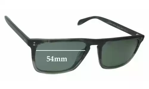 Sunglass Fix Replacement Lenses for Oliver Peoples Bernardo OV5189-S - 54mm Wide Oliver Peoples Bernardo OV5189-S Replacement Lenses 54mm wide