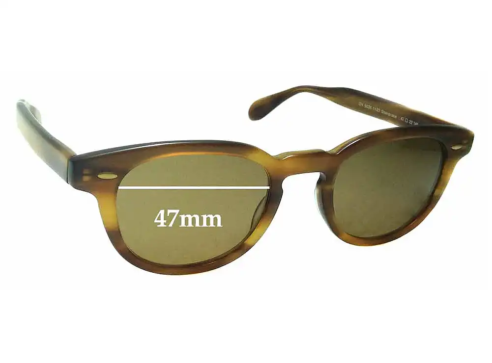 Sunglass Fix Replacement Lenses for Oliver Peoples OV5036 Sheldrake - 47mm Wide Sunglass Fix Replacement Lenses for Oliver Peoples OV5036 Sheldrake - 47mm Wide