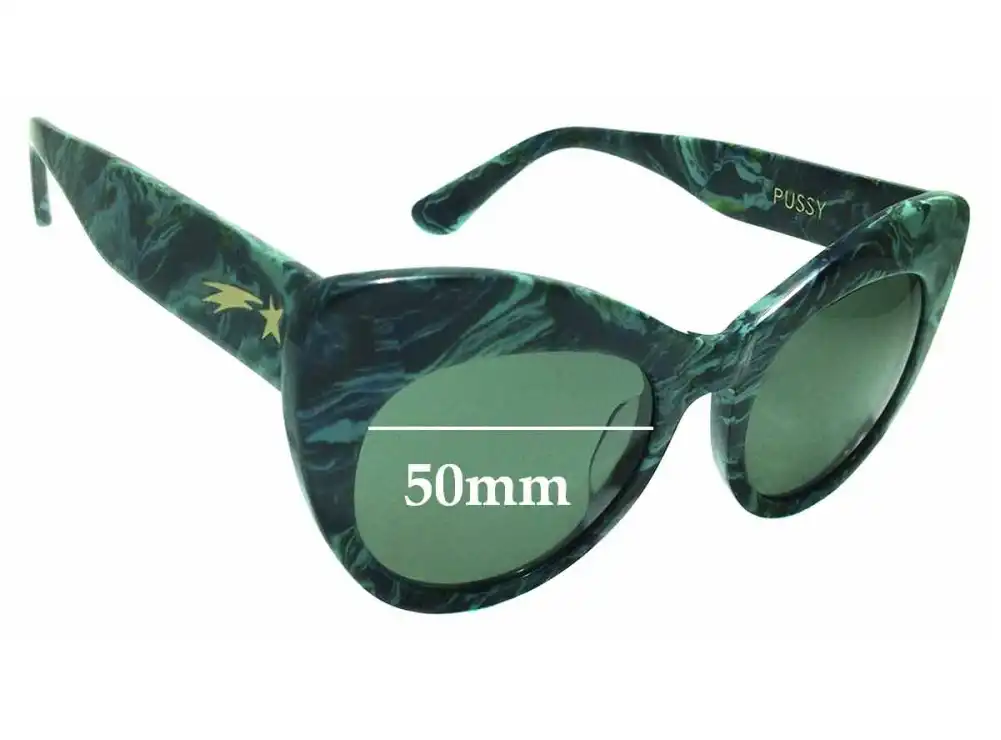Sunglass Fix Replacement Lenses for Poppy Lissiman Pussy - 50mm Wide Sunglass Fix Replacement Lenses for Poppy Lissiman Pussy - 50mm Wide