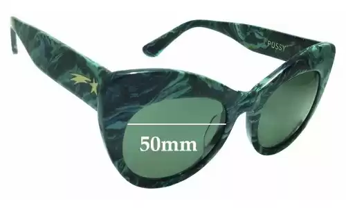 Sunglass Fix Replacement Lenses for Poppy Lissiman Pussy - 50mm Wide Sunglass Fix Replacement Lenses for Poppy Lissiman Pussy - 50mm Wide